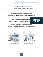 Installation and Maintenance Manual for RO Water Purification Systems