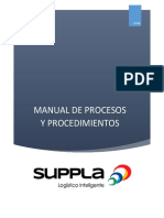 Actividad 7 Evidencia 5 Manual Procesos y Procedimientos Logísticos
