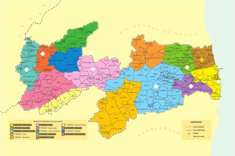 Mapa PB Gres | Download grátis PDF | Natureza