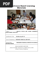 TESDA Bookkeeping Course Overview | PDF | Bookkeeping | Debits And Credits