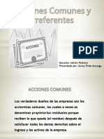 Acciones Comunes y Preferentes