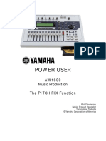 YAMAHA Aw1600 - PitchFix