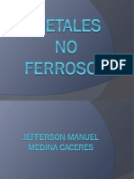 Metales No Ferrosos