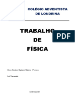 Capa Trabalho Colégio Adventista