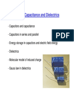 Chapter 24 - Capacitance and Dielectrics