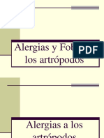 Alergias e Hipersensibilidad a Artrópodos: Reacciones y Fobias