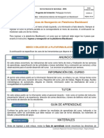 Inst-Indicaciones Básicas de Navegación en Plataforma Blackboard PDF