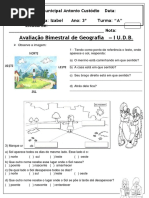Avaliação de Geografia I UDB-2019 - Cópia