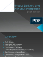 Derek Zernach Continuous Delivery and Continuous Integration