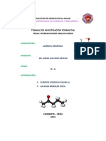 Interacciones Moleculares Investigación Formativa