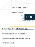 Setting Advertising Objectives: BY: Ravi Prakash D 34 Sanket Khurana D 57 Ankur Dubey D 32