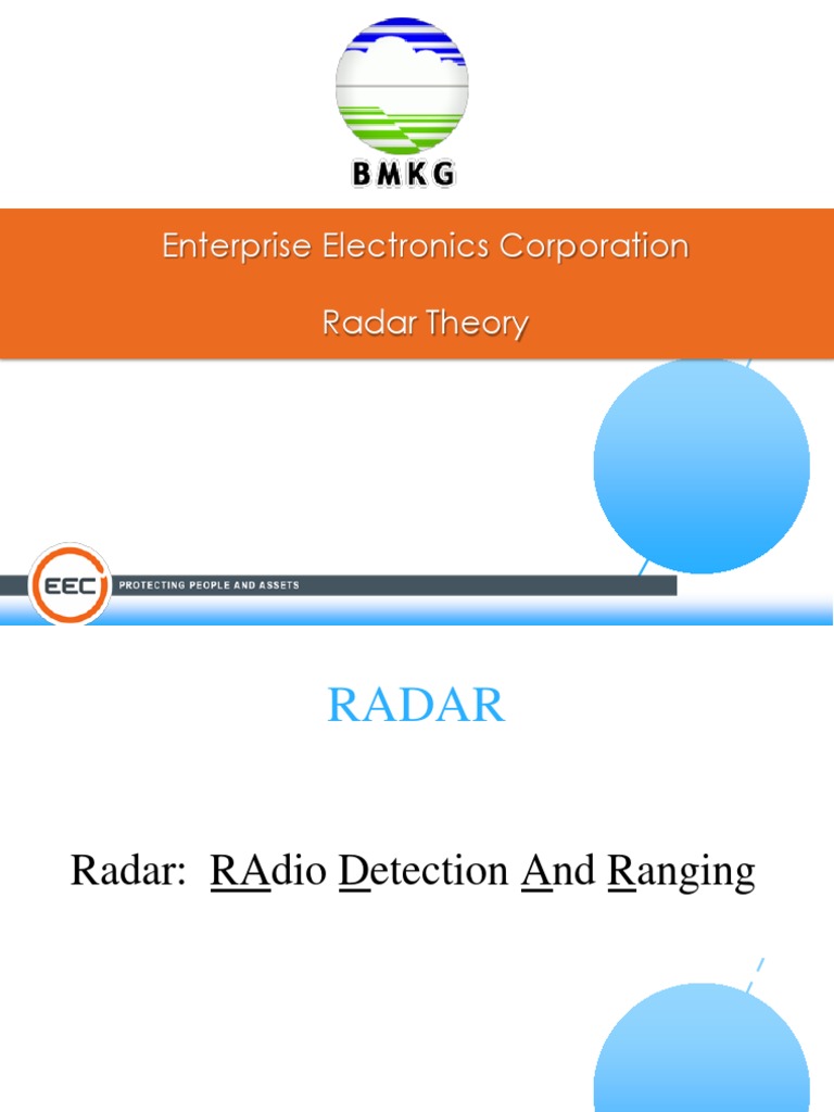 Radar Theory And Principles Part 1 Slides Pdf Radar Radio