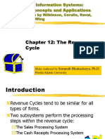 Chapter 12: The Revenue Cycle: Fourth Edition by Wilkinson, Cerullo, Raval, and Wong-On-Wing