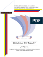 Grupo 4. Informe Presidentes Del Ecuador