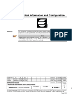 LON Interfaces Technical Information and Configuration