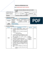 Sesion de Aprendizaje #04 - Tercero Unit I