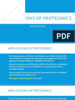 Application of Proteomics 2018