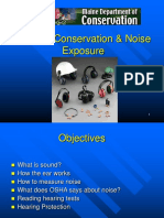 Hearing Conservation & Noise Exposure