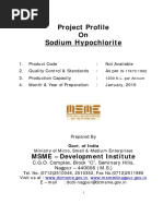 Project Profile On Sodium Hypochlorite