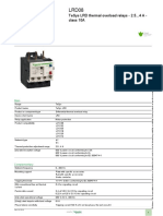 Product Data Sheet: Tesys LRD Thermal Overload Relays - 2.5... 4 A - Class 10A