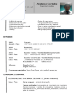 Curriculum-Vitae Asistente Contable