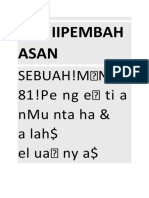 Bab Iipembah Asan: Sebuah!M N6 A 81!penge Tia Nmuntaha& A Lah$ Elua Nya$