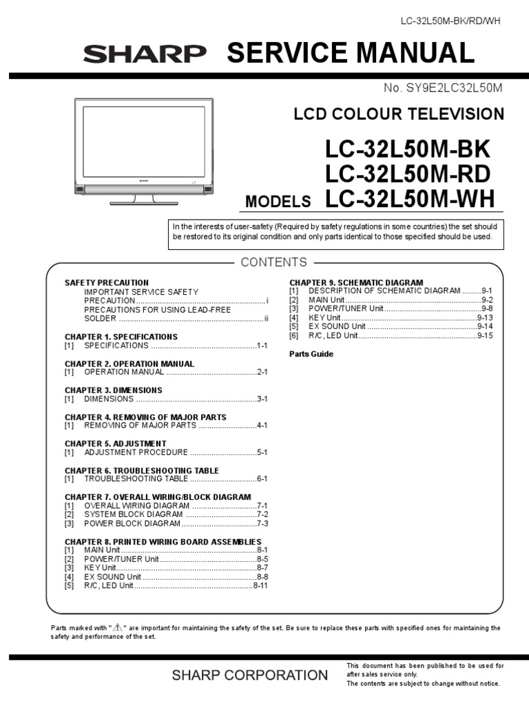 LC-32L50m-bk_LC-32L50m-rd_lc-32L50m-wh.pdf | Solder | Soldering