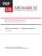 Family As Mediation - A Caribbean Perspective: MEDIA@LSE Working Paper Series