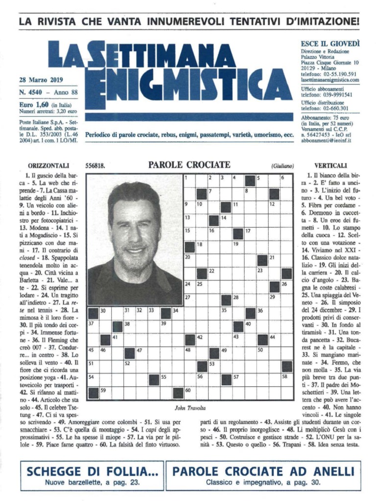 La Settimana Enigmistica N4540 28 Marzo 2019 PDF | PDF