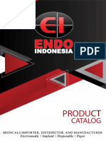 ENDO Medical Product Catalog Featuring Vacuum Tubes and Recording Chart Paper