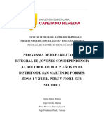 Programa de Salud Mental - Prevencion de La Violencia en Jovenes