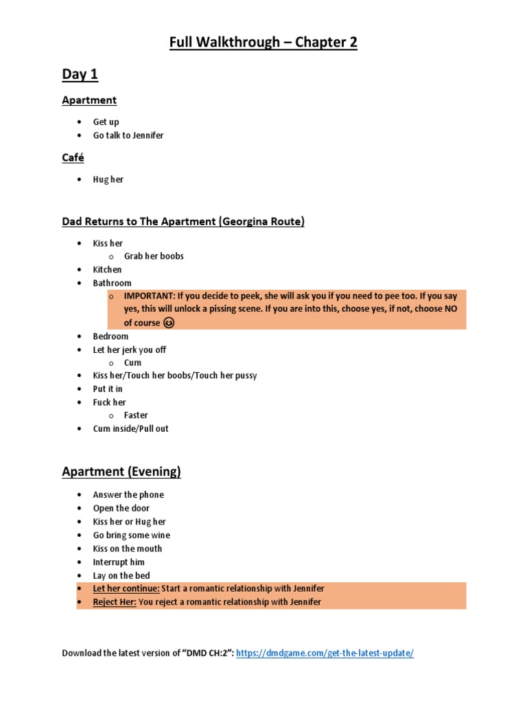 DMD Chapter 2 Full Walkthrough Guide | PDF | Leisure