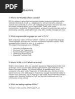 PLC Interview Questions: 1. What Is The RS LINX Software Used For?