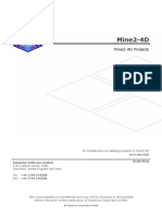 Datamine Manual Mineria Subterranea 2 4D PDF