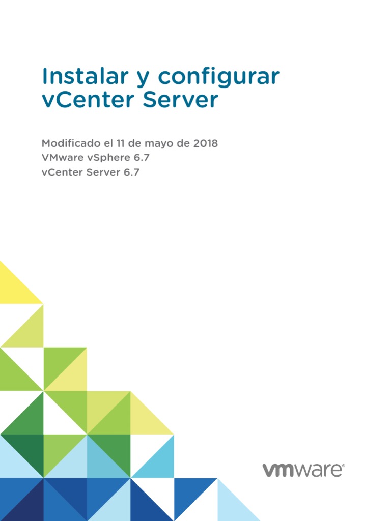 Vsphere Vcenter Server 67 Installation Guide PDF | PDF | Virtualización ...