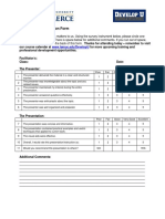 Evaluation Form PDF
