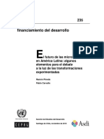 Introduccion y Conclusiones Microfinanzas en America Latina y El Caribe
