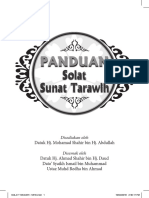 Solat Tarawih - Edisi 2018 PDF