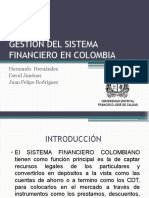 GESTION DEL SISTEMA FINANCIERO EN COLOMBIA