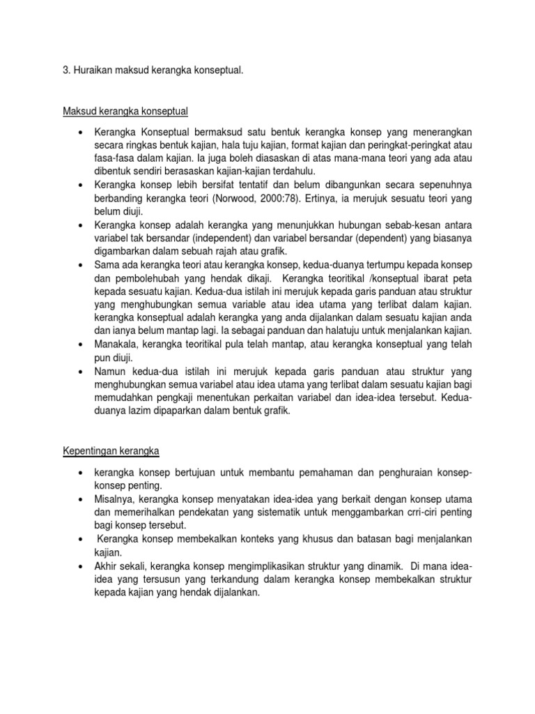 Kerangka Konseptual | PDF