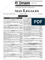 Normas legales del 1 de abril de 2005