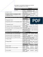 Kalender Akademik 2019-2020