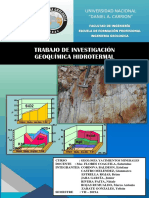 Geoquimica Hidrotermal Informe Final