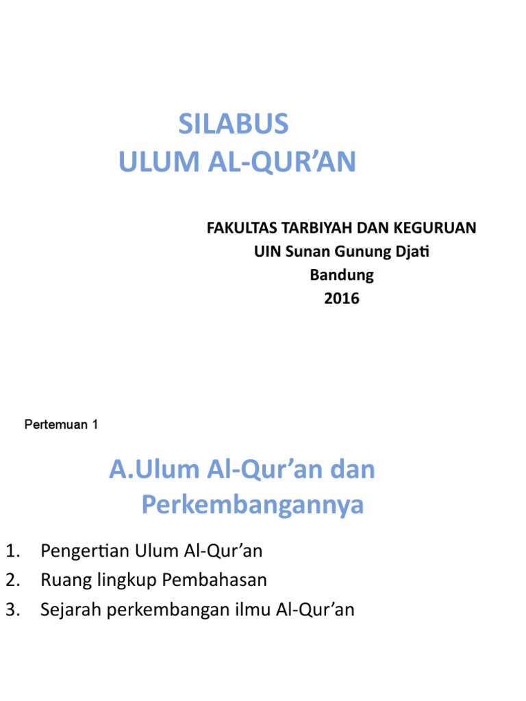 Review Ilmu Tauhid Pai Ilham Rizqiawan Uin Sgd