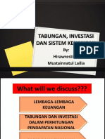 Tabungan, Investasi Dan Sistem Keuangan