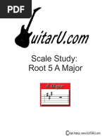 Scale Study: Root 5 A Major