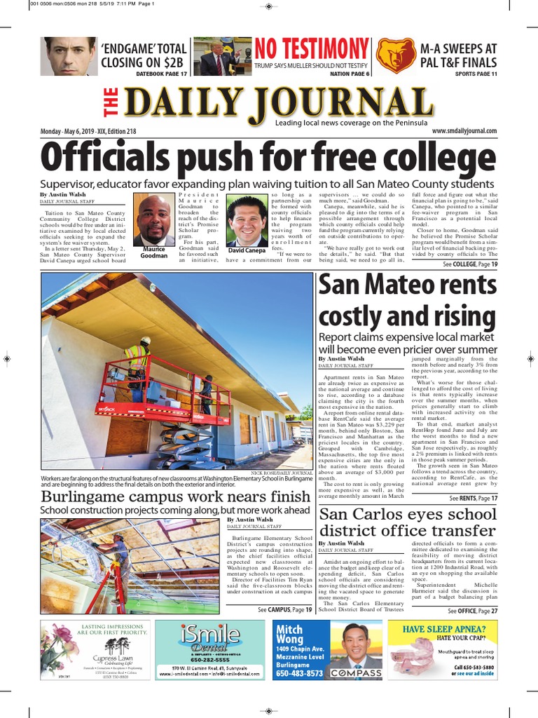 San Mateo Daily Journal 050619 Edition