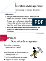 Strategic Operations