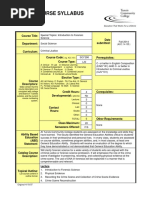 Course Syllabus: (Eg. ACC 101)