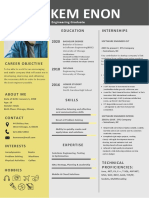 Resume Format For Engineering Freshers